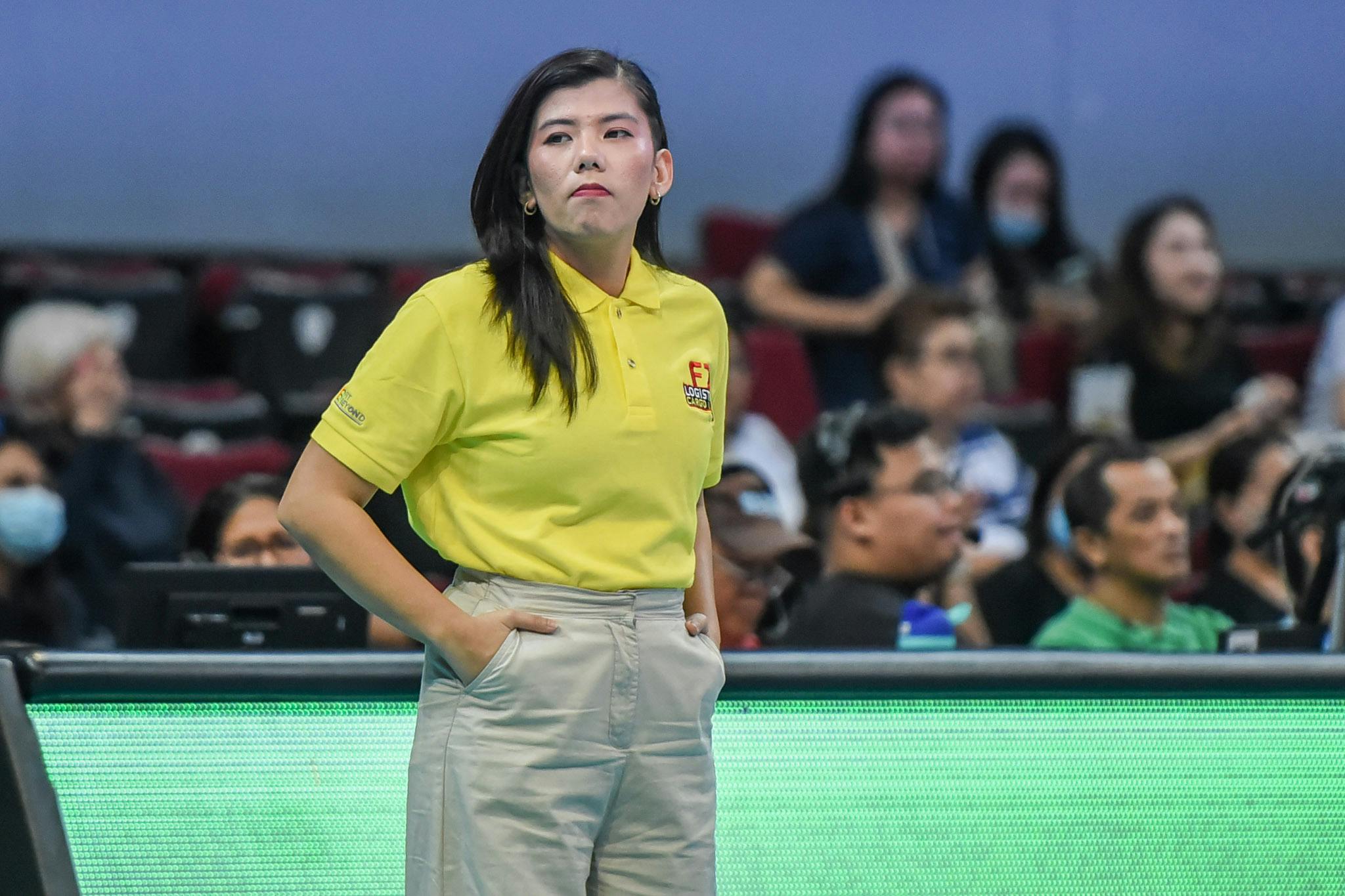 F2 Logistics coach Regine Diego rallies volleyball community to aid referee